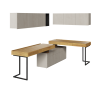 Zestaw mebli TFS8A TEEN FLEX TF 04 04 08 09 09 11 Nowoczesny Zestaw Komfort Meble Młodzieżowe Półki Książki