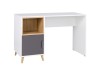 Biurko JOCKER szerokość 120 cm biały / grafit / szary / dąb lefkas 14 Nowoczesny Styl Pokój młodzieżowy