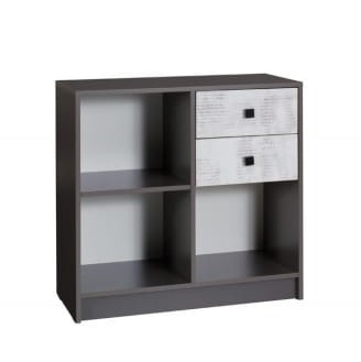 Komoda TOMMY szerokość 80 cm grafit / enigma 13 Do pokoju młodzieżowego Pojemna Półki Książki