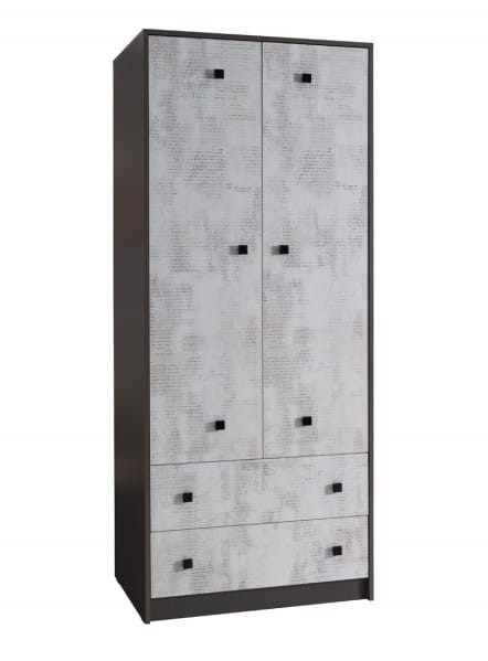 Szafa TOMMY szerokość 80 cm grafit / enigma 2