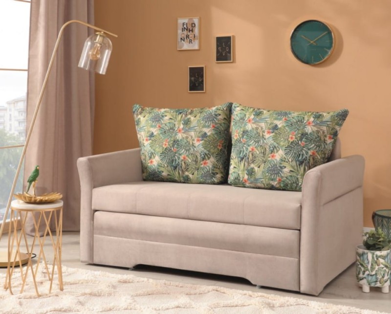 Kanapa CITY Do Salonu Pokoju Rozkładana Amerykanka Sofa 2-osobowa
