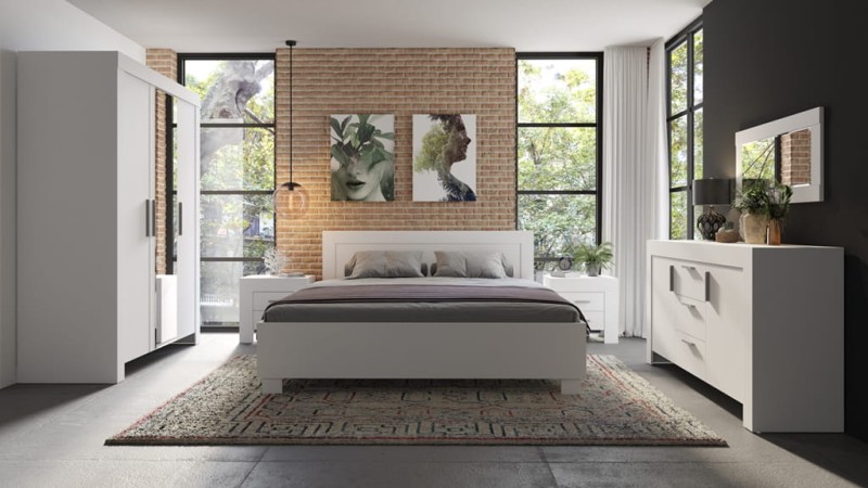 Komoda CEZAR szerokość 120 cm biały 11