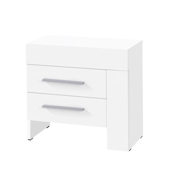 Szafka nocna CEZAR szerokość 50 cm biały 21 Nowoczesna Do Sypialni Pojemna Półki Biała