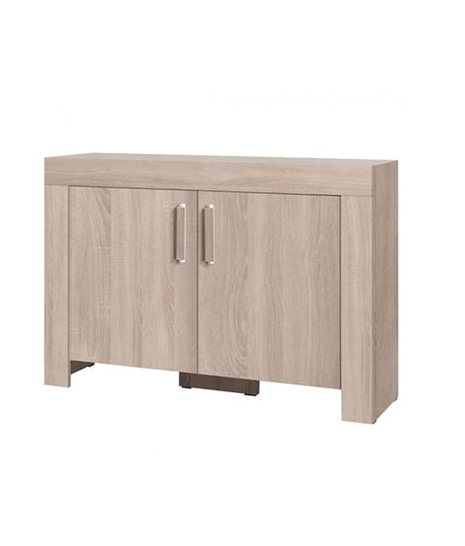 Komoda CEZAR szerokość 120 cm sonoma 12 Nowoczesna Do Sypialni Pojemna Półki Dąb Sonoma