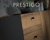 Kolekcja  PRESTIGO orzech / czarny mat / san sebastian