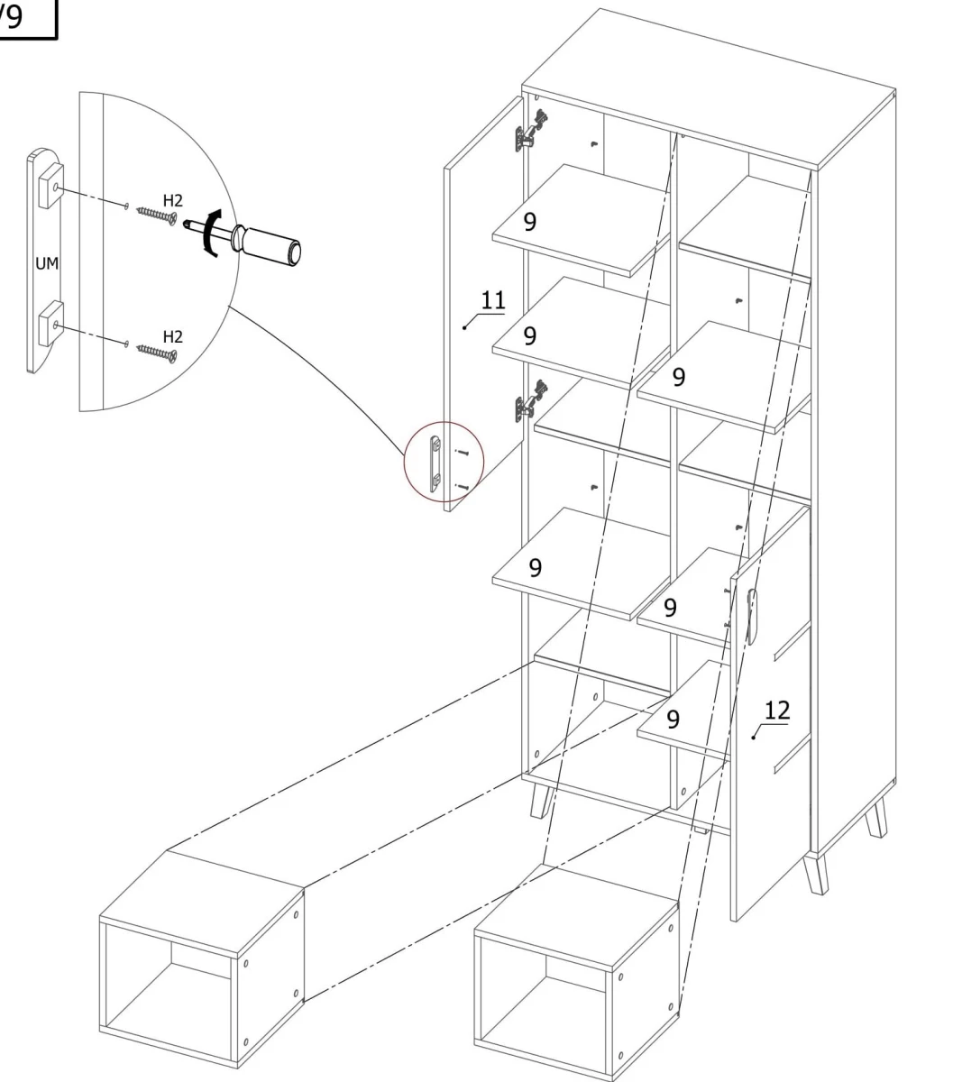JOKER RYSUNEK TECHNICZNY SZAFA REGAŁ 3.jpg