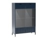 Witryna Niska Szeroka STYLE LS 8 Ryflowany Front Granatowa Indigo.jpg