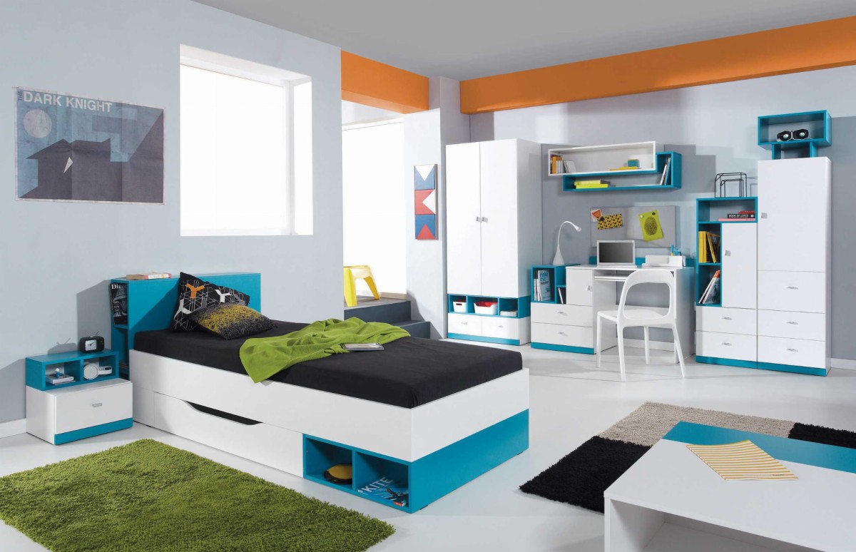 Meble Młodzieżowe MOBI System Meblowy Meblar Turkus Niebieski.jpg