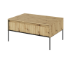 Stolik TREND TR9DAC szerokość 100 cm dąb artisan/czarny