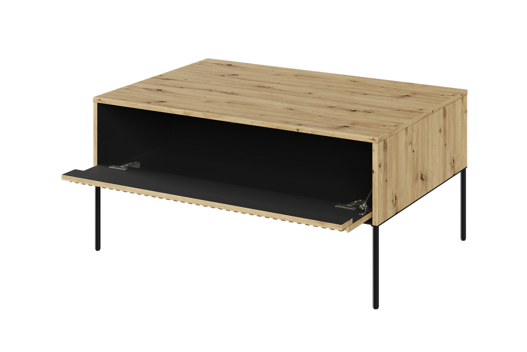 Stolik TREND TR9DAC szerokość 100 cm dąb artisan/czarny