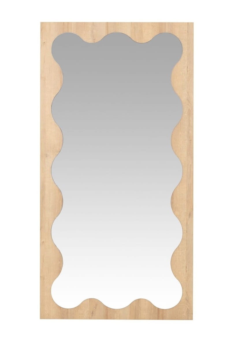 Lustro Duże NOMA N12 100 x 195 cm Do Salonu Sypialni Pokoju Młodzieżowego Kolor Dąb Riviera