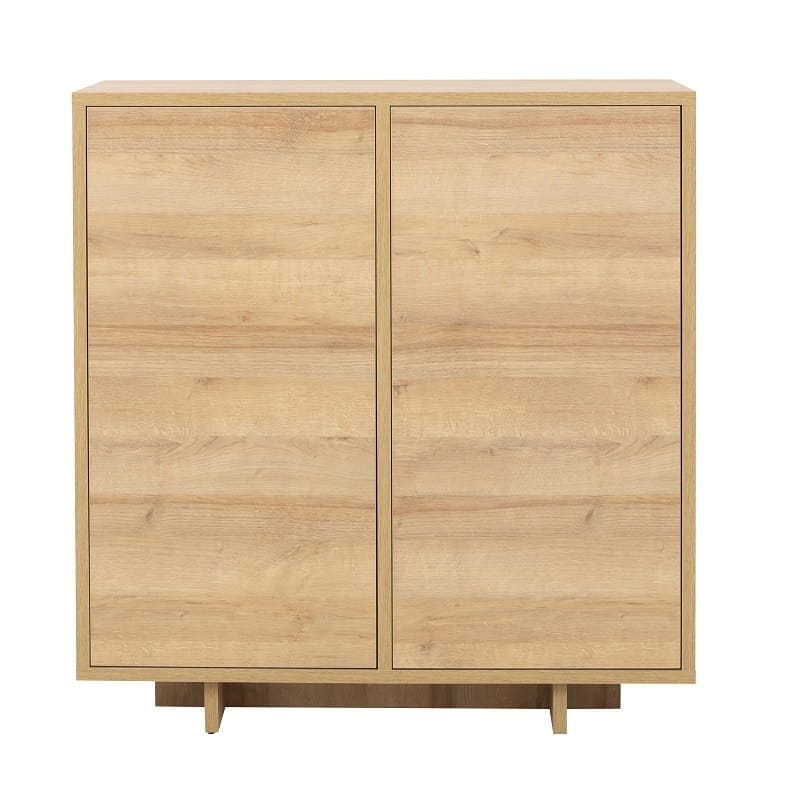 Sypialnia NOMA 160 x 200 Komoda Łóżko Toaletka Dąb Riviera Komoda N02