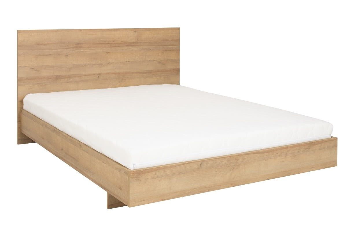 Sypialnia NOMA 160 x 200 Komoda Łóżko Toaletka Dąb Riviera Łóżko N08