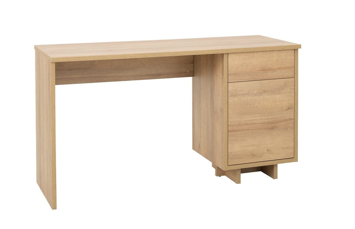 Sypialnia NOMA 160 x 200 Komoda Łóżko Toaletka Dąb Riviera Biurko N05