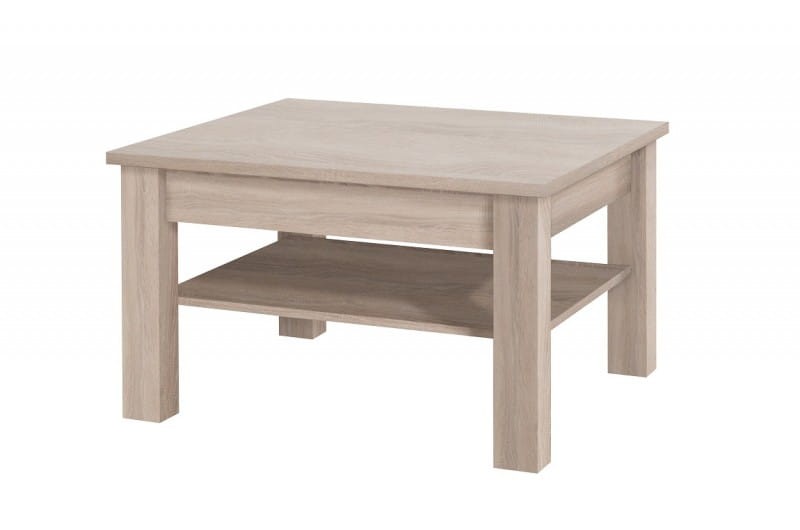 Stół kawowy CEZAR szerokość 80 cm sonoma 18 Nowoczesna Do Salonu Dąb Sonoma