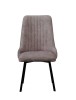 Krzesło tapicerowane ENZO KR6 szerokość 57 cm ciemny róż Nowoczesne Do Salonu Komfort Wygodna Jakość Prostota