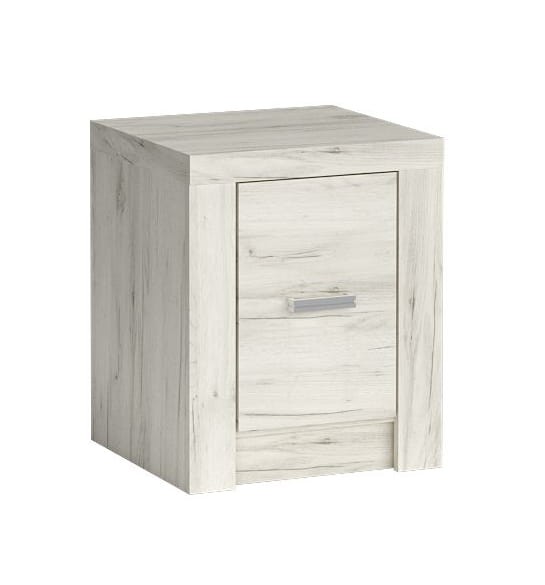 Szafka nocna szerokość 45 cm INDIANAPOLIS 24 Kraft biały Do Salonu Do Pokoju Dziennego Nowoczesny Styl Funkcjonalna Wysoka Jakość