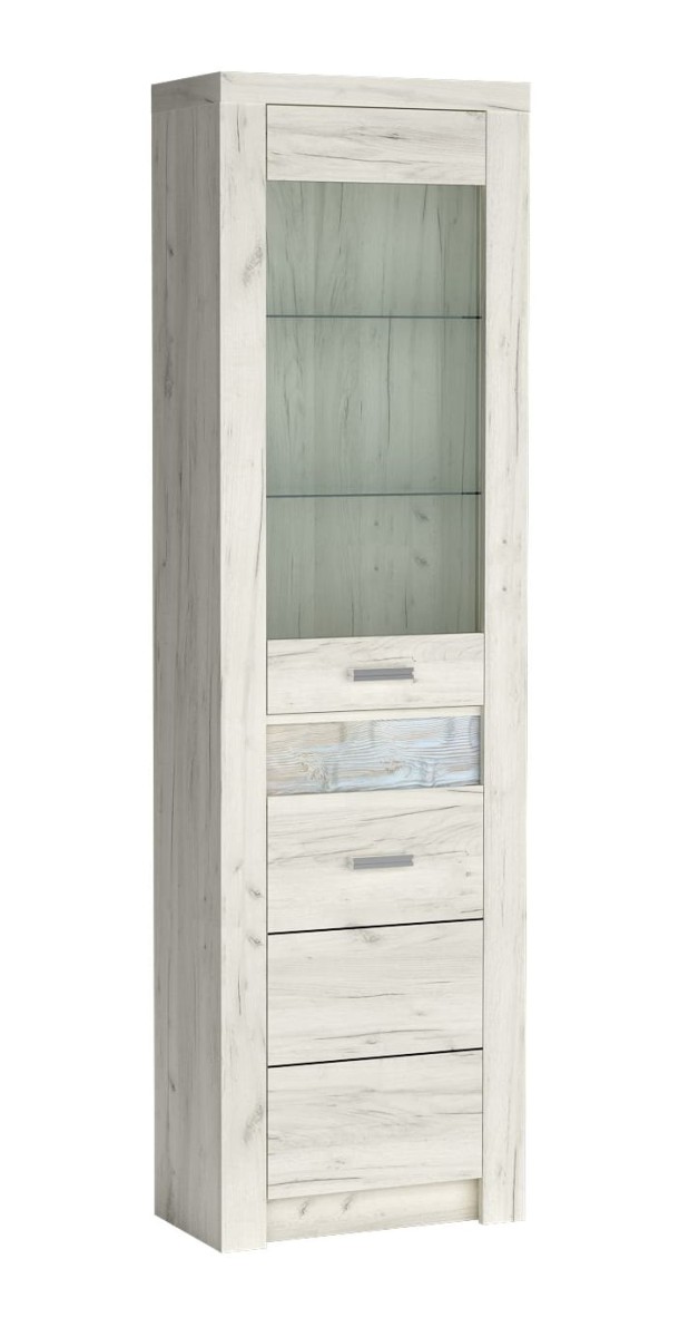 Witryna szerokość 56 cm INDIANAPOLIS 23 Kraft biały