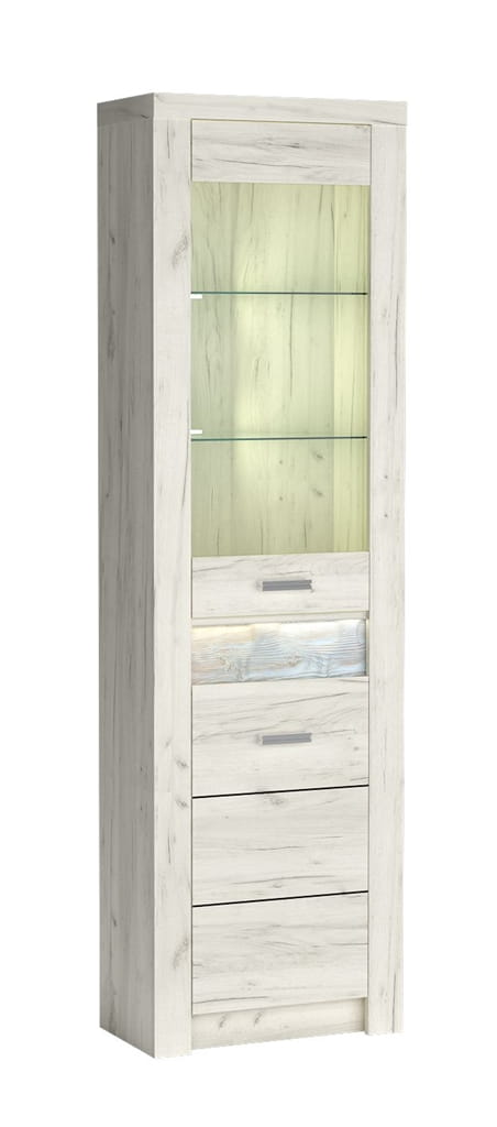 Witryna szerokość 56 cm INDIANAPOLIS 23 Kraft biały