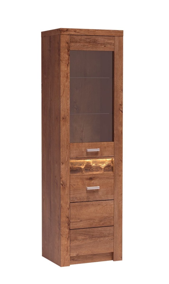 Witryna szerokość 56 cm INDIANAPOLIS I4 Jesion jasny