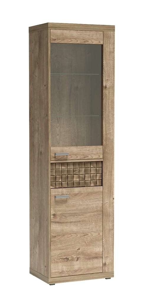 Witryna N4 szerokość 57 cm NATURAL Ribbeck