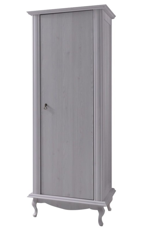 Półszafa szafa jednodrzwiowa DIANA DA-3 szerokość 75 cm pokój sypialnia sosna śnieżna