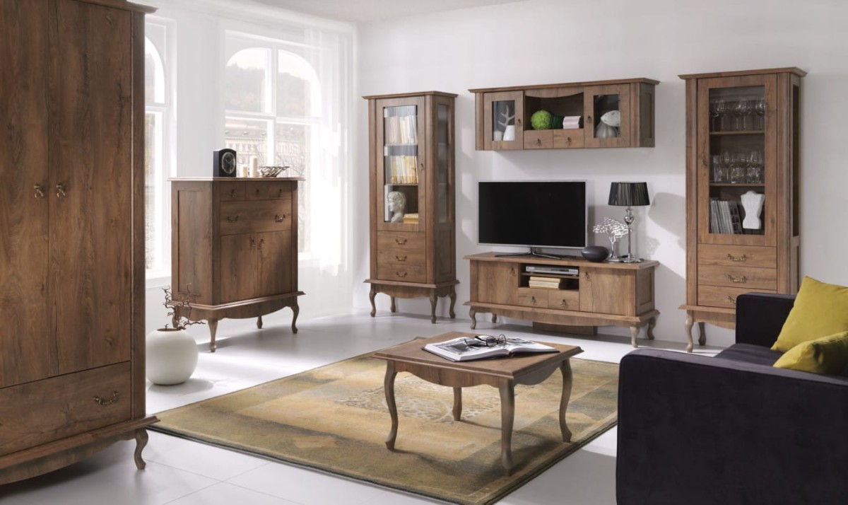 Ława 75 x 116 cm DIANA DA-20 pokój dzienny salon styl prowansalski dąb lefkas