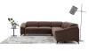 Prawostronny Nowoczesny Narożnik Large POTENZA 270 cm w Minimalistycznej Aranżacji