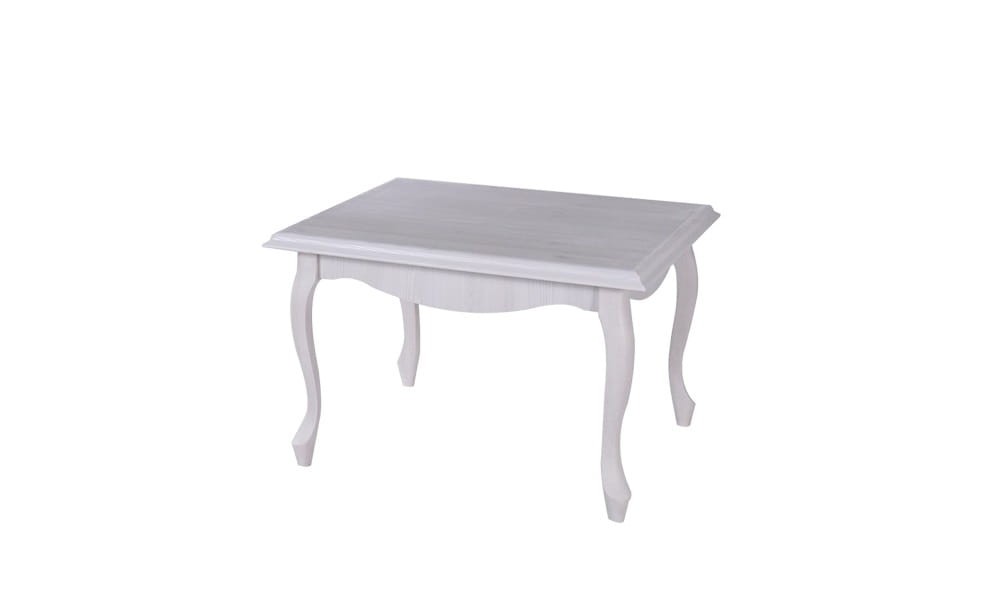 Ława 76 x 76 cm DIANA DA-21 stolik kawowy do salonu prowansalski kolor sosna śnieżna