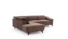 Lewostronny Nowoczesny Narożnik 2 POTENZA 270 cm z Szezlongiem