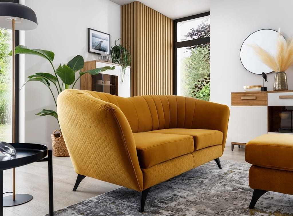 Komfortowa Dwuosobowa Sofa 1 VITTORIO 190 cm w Aranżacji Salonu