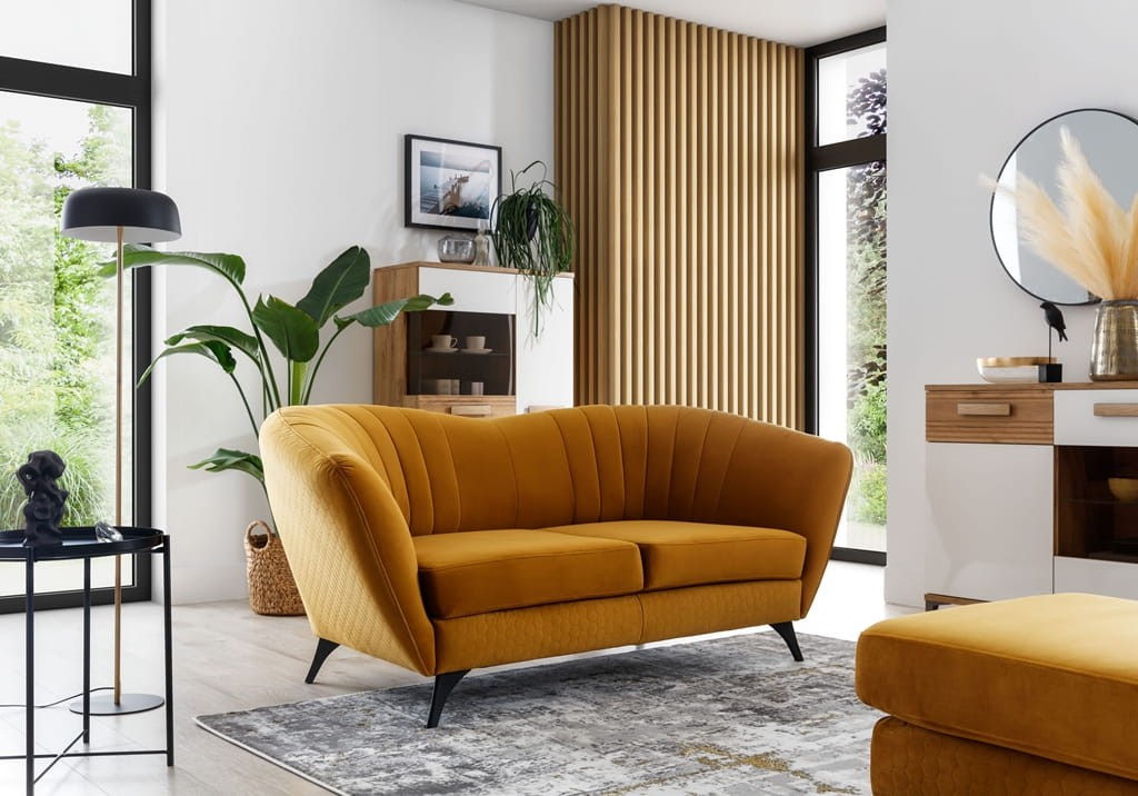 Trzyosobowa Komfortowa Sofa 2 VITTORIO 240 cm do Salonu