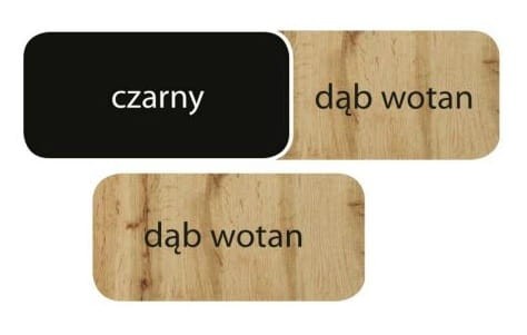 Meble do salonu LUNA 2 zestaw witryna komoda RTV ława kolorystyka