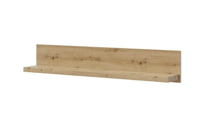 Półka wisząca NADIA ND-14 szerokość 112 cm salon pokój młodzieżowy kolor dąb artisan + czarny