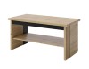 Ława NADIA ND-13 115 x 56 cm styl industrialny loft kolor dąb artisan + czarny