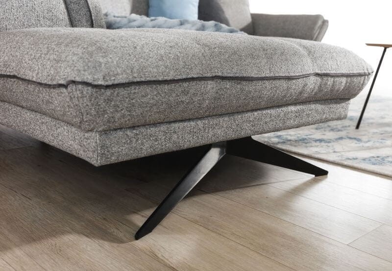 Zdjęcie Prezentujące Czarne Nóżki B Narożnika MARBELLA 2 OB.XL+2B w Salonie