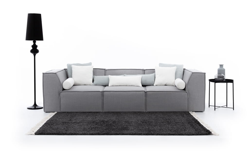 Trzyosobowa Komfortowa Sofa FONDY 278 cm Modułowa w Minimalistycznej Aranżacji