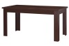 Stół rozkładany 150 / 200 x 80 cm prostokątny do jadalni pokoju dziennego kolor dąb czekoladowy