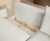 Narożnik GLOSSY  Funkcja spania Pojemnik na pościel Tkaniny do wyboru Funkcjonalny