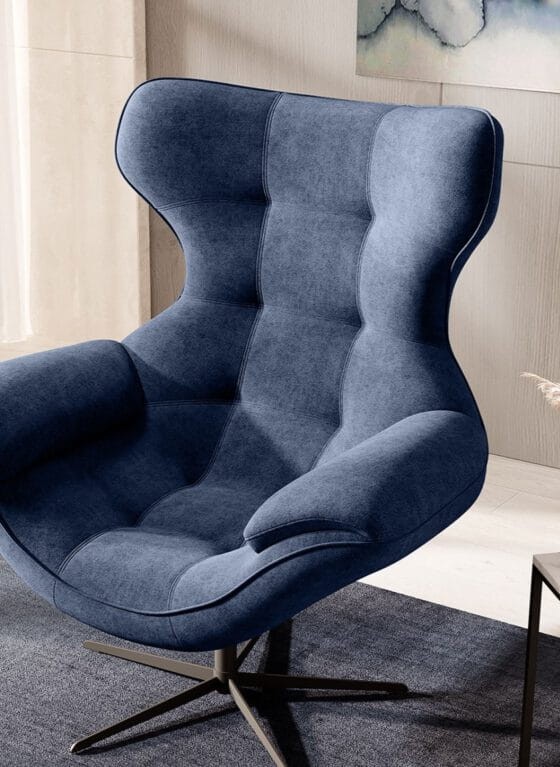 Fotel YOGA Nowoczesny Komfort Tkaniny do wyboru Funkcjonalna Funkcjonalny