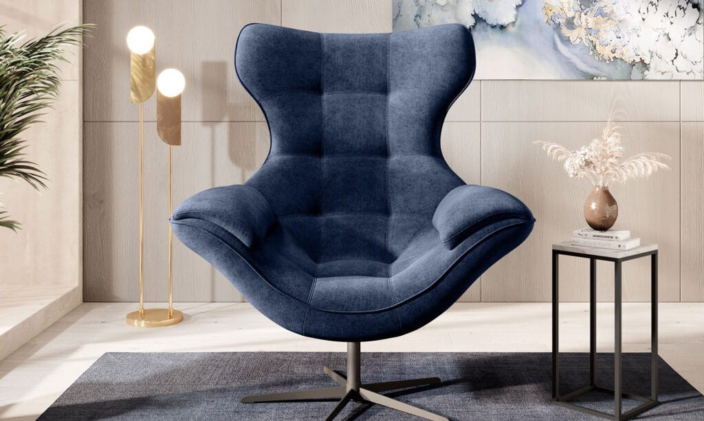 Fotel YOGA Nowoczesny Komfort Tkaniny do wyboru Funkcjonalna Funkcjonalny