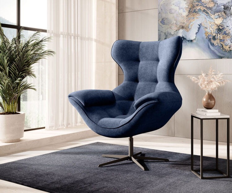 Fotel YOGA Nowoczesny Komfort Tkaniny do wyboru Funkcjonalna Funkcjonalny