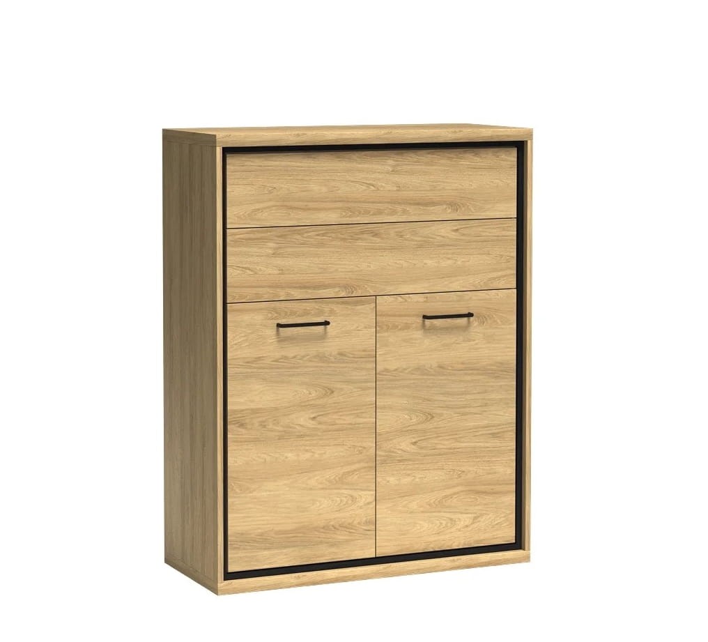 Komoda z szufladami M6 szerokość 92,2 cm MEDIOLAN Hikora Do Salonu Do Pokoju Dziennego Nowoczesny Styl Funkcjonalna Wysoka Jakość Basic