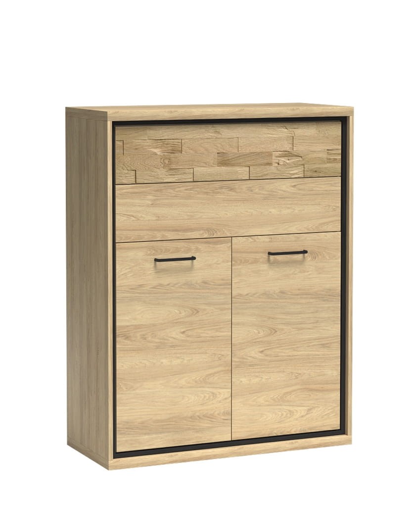 Komoda z szufladami M6 szerokość 92,2 cm MEDIOLAN Hikora Do Salonu Do Pokoju Dziennego Nowoczesny Styl Funkcjonalna Wysoka Jakość Deska