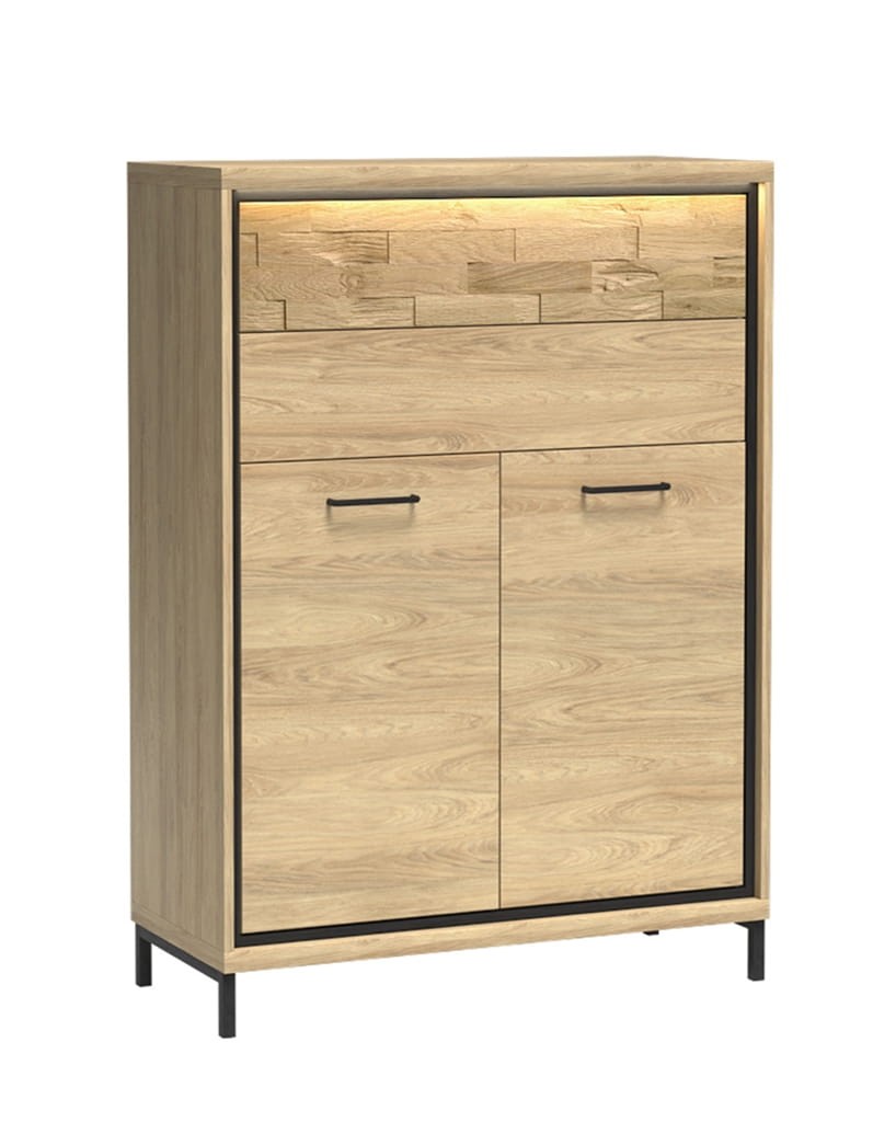 Komoda z szufladami M6 szerokość 92,2 cm MEDIOLAN Hikora Do Salonu Do Pokoju Dziennego Nowoczesny Styl Funkcjonalna Wysoka Jakość