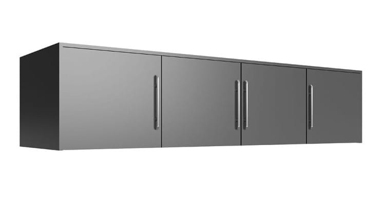 Nadstawka do szafy BALI D4 szerokość 196 cm, wysokość 45 cm, głębokość 57, 5 cm grafit