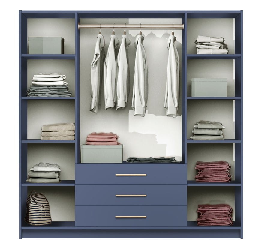 Szafa otwierana BALI II D4 wnętrze bez nadstawki