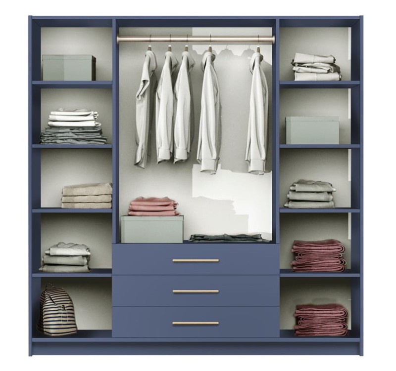 Szafa otwierana BALI II D4 wnętrze bez nadstawki