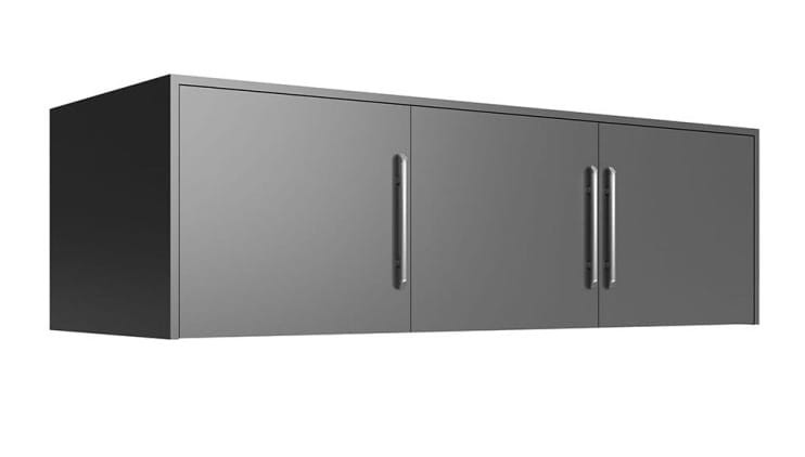 Nadstawka do szafy BALI D3 szerokość 147 cm trzydrzwiowa uchwyt srebrny grafitowa