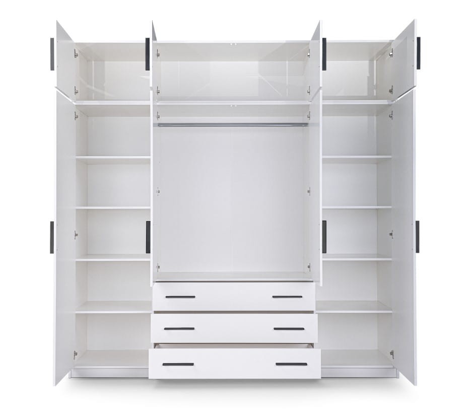 Wnętrze szafy BALI D4 240 z nadstawką